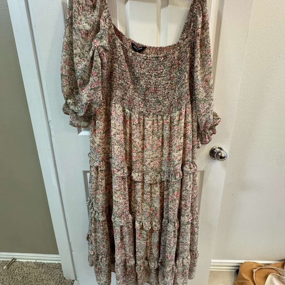 DAVI & DANI Floral Long Sleeve Dress